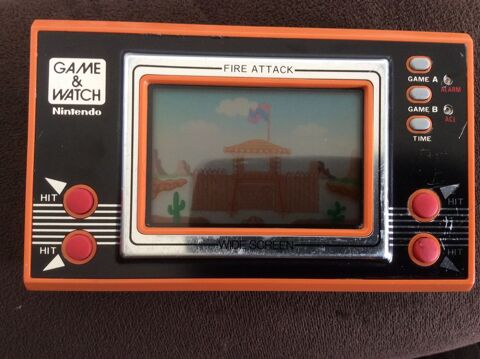 Nintendo game Watch 1982. wide screen. fire attack 60 Rouen (76)
