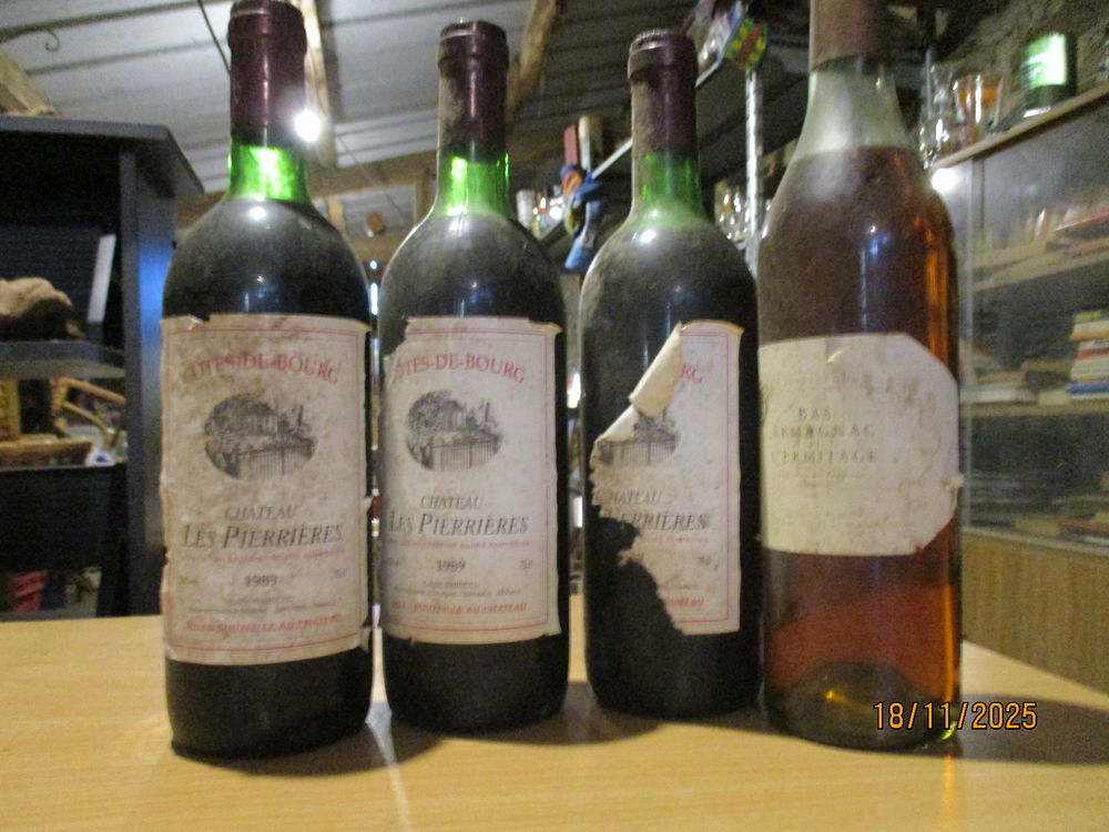 7 Bouteilles HENRI MAIRE DE 1989 &agrave; 2004 