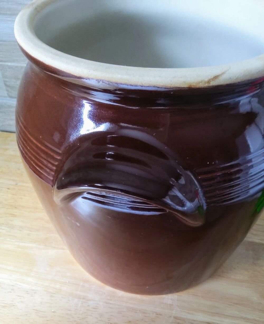 Jarre en gr&egrave;s - 5 L - D&eacute;co ou conservation Cuisine