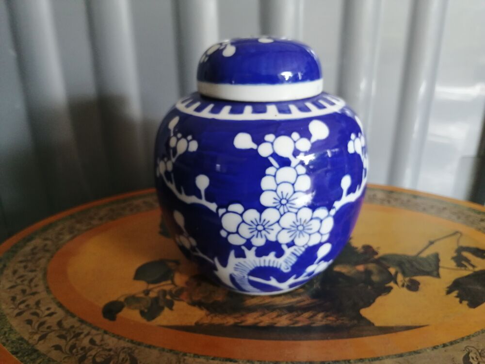 Pot cerisier bleu Décoration