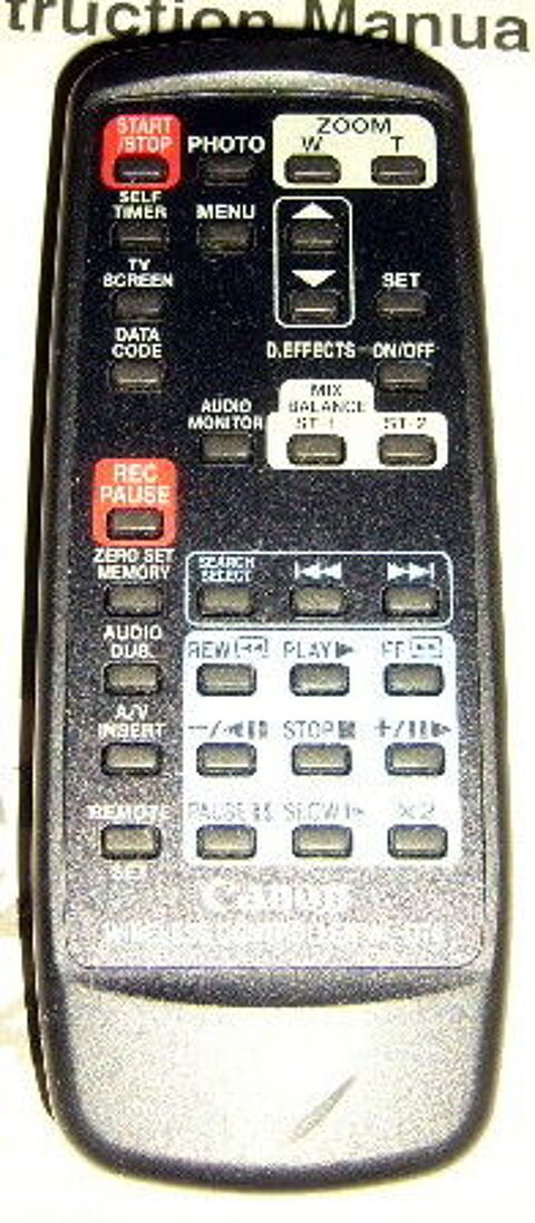 t�l�commande canon camescope mini-dv WL-D76 7 Versailles (78)