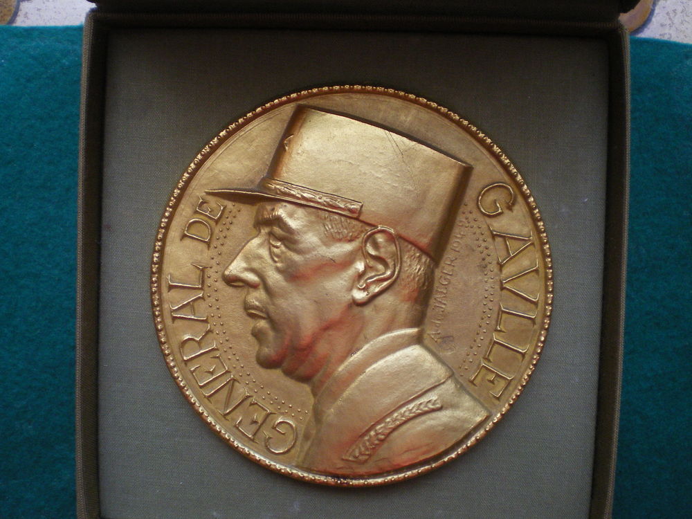M&eacute;daille de Charles de Gaulle - M&eacute;morial. 