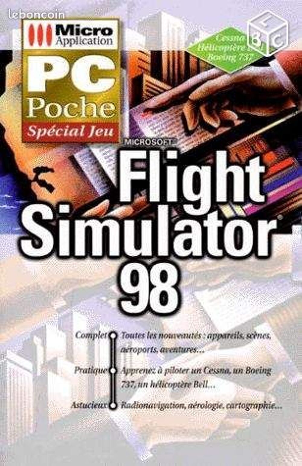 Manuels pour Flight Simulator 98 et 5.1 DVD et blu-ray