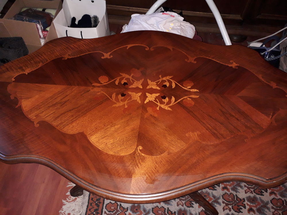 Table Violon dessus Marqueterie Meubles