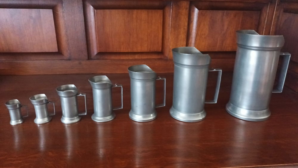 Objets en &eacute;tain 