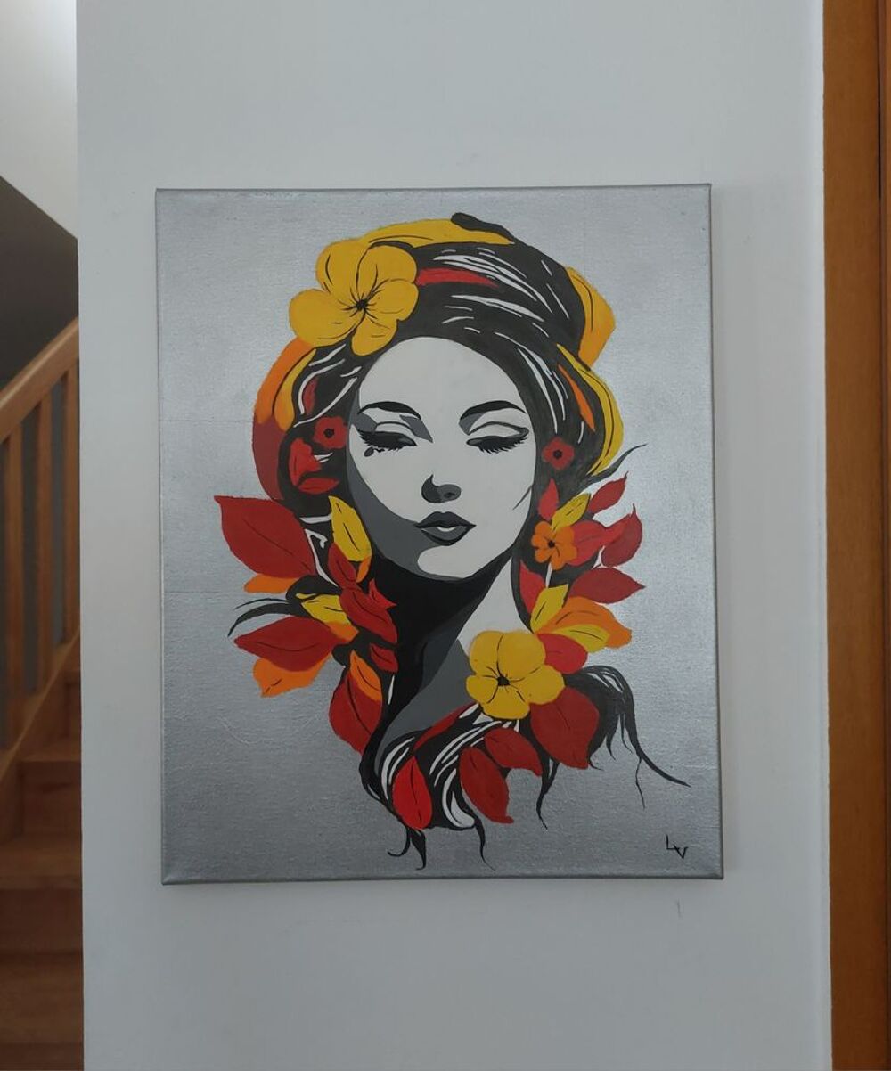 Tableau moderne portrait femme Décoration