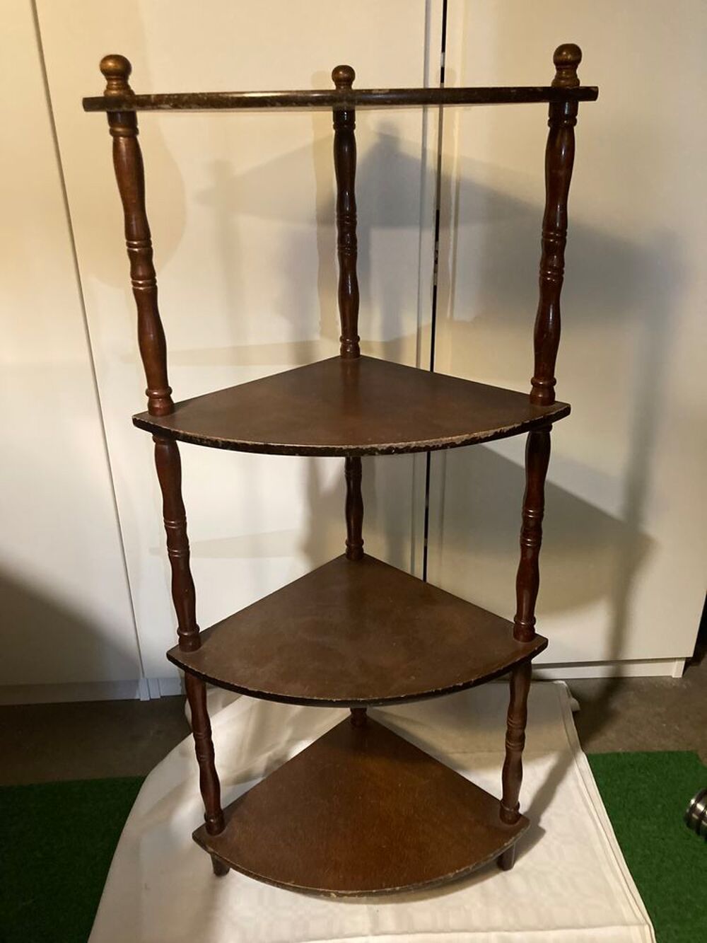 Meuble d'angle 4 &eacute;tag&egrave;res 100cm Meubles