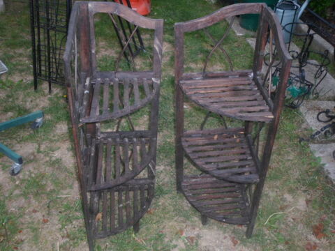lot de 2 etageres porte pots de fleurs en bois pliante 45 Amélie-les-Bains-Palalda (66)