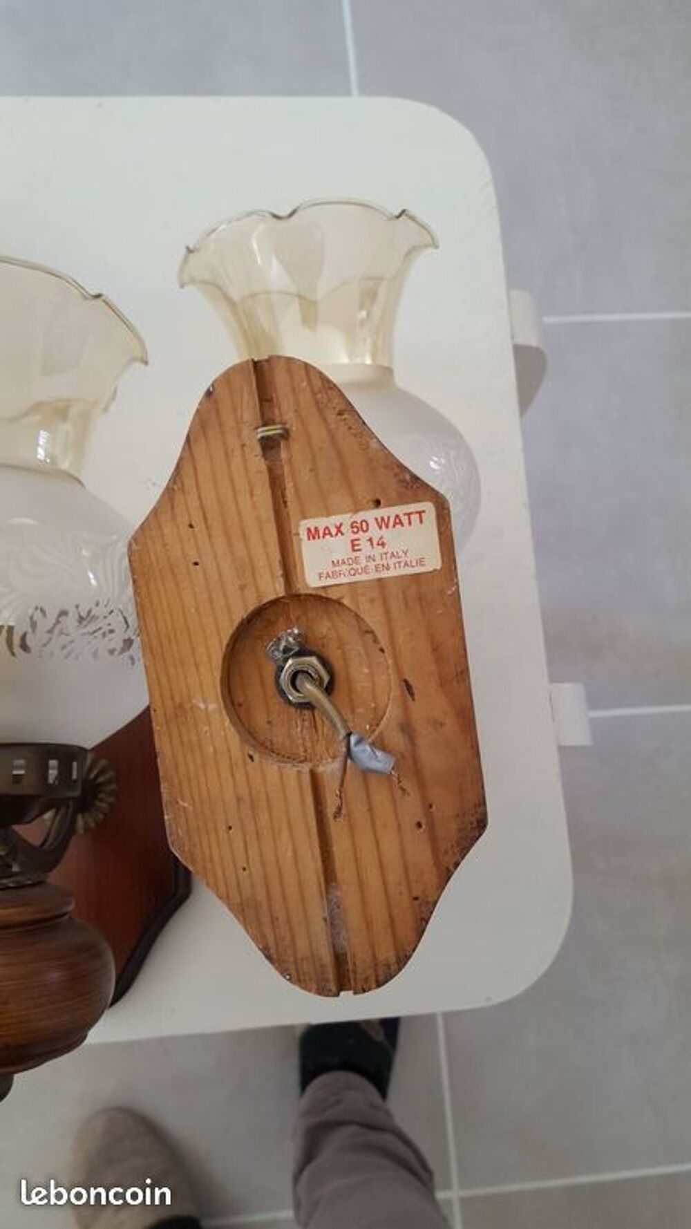 6 appliques rustiques Décoration