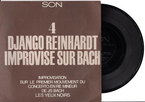 Django Reinhardt improvise sur Bach - Disque flexi monoface 6 Argenteuil (95)