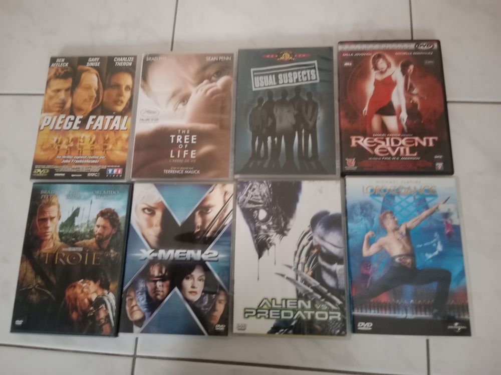 Lot 8 dvd DVD et blu-ray