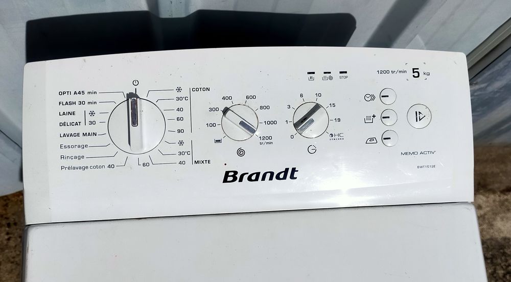MACHINE A LAVER BRANDT CLASSE A++ Electroménager
