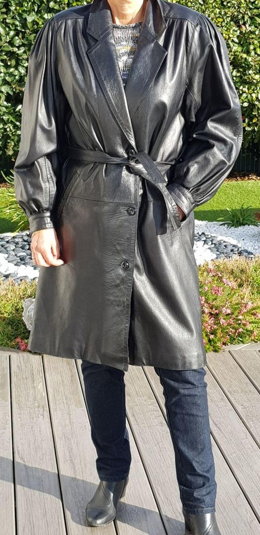 manteau cuir femme Vêtements
