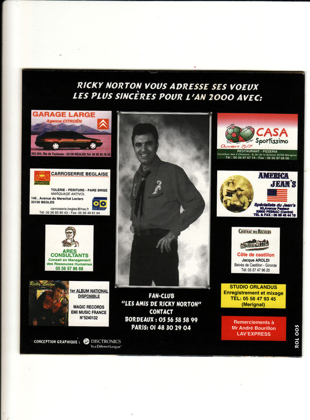 CD RICKY NORTON CD et vinyles