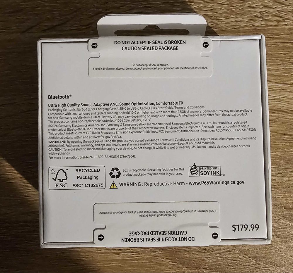 Samsung Samsung Galaxy Buds 3 neufs sous-scell&eacute;, neufs et d'origine Audio et hifi