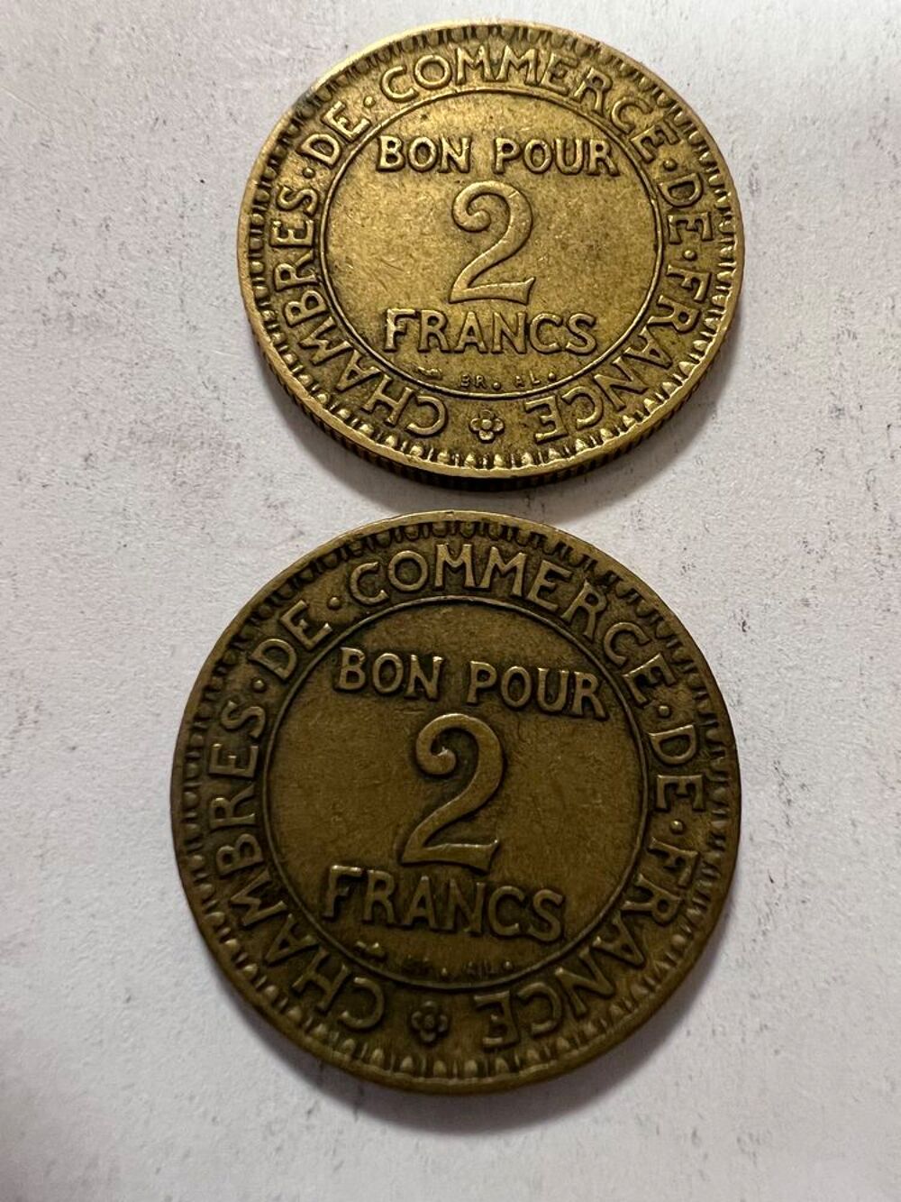 Bon pour 2 Franc 1924. 