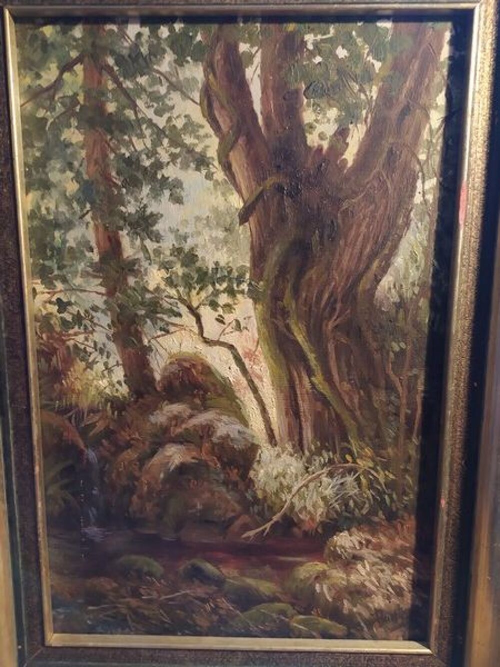 Alcide BARITEAU (1862-1943) Tableau Paysage Alg&eacute;rie Oriental 