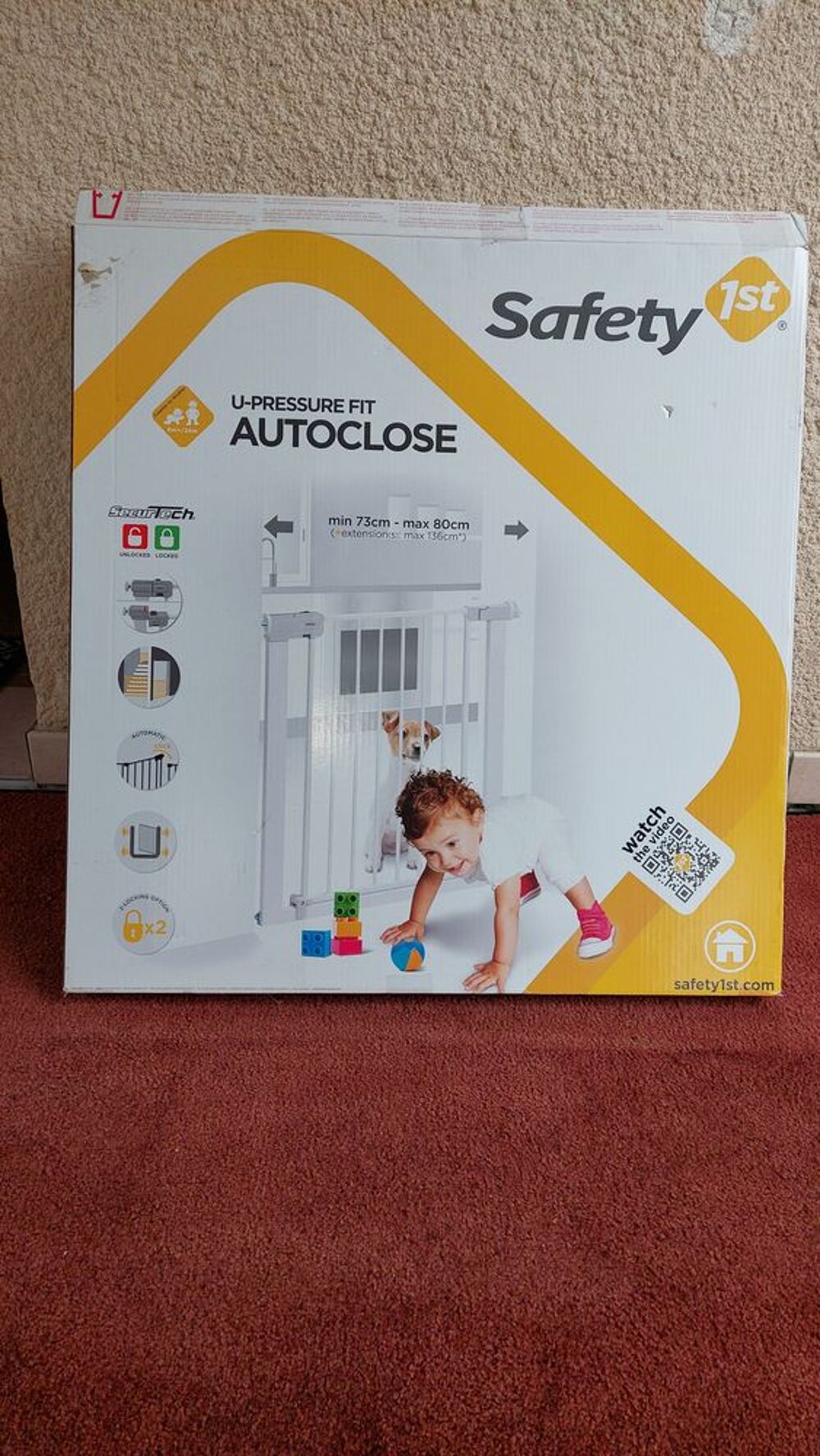 Barri&egrave;re de s&eacute;curit&eacute; enfants SAFETY 1ST neuve Puériculture