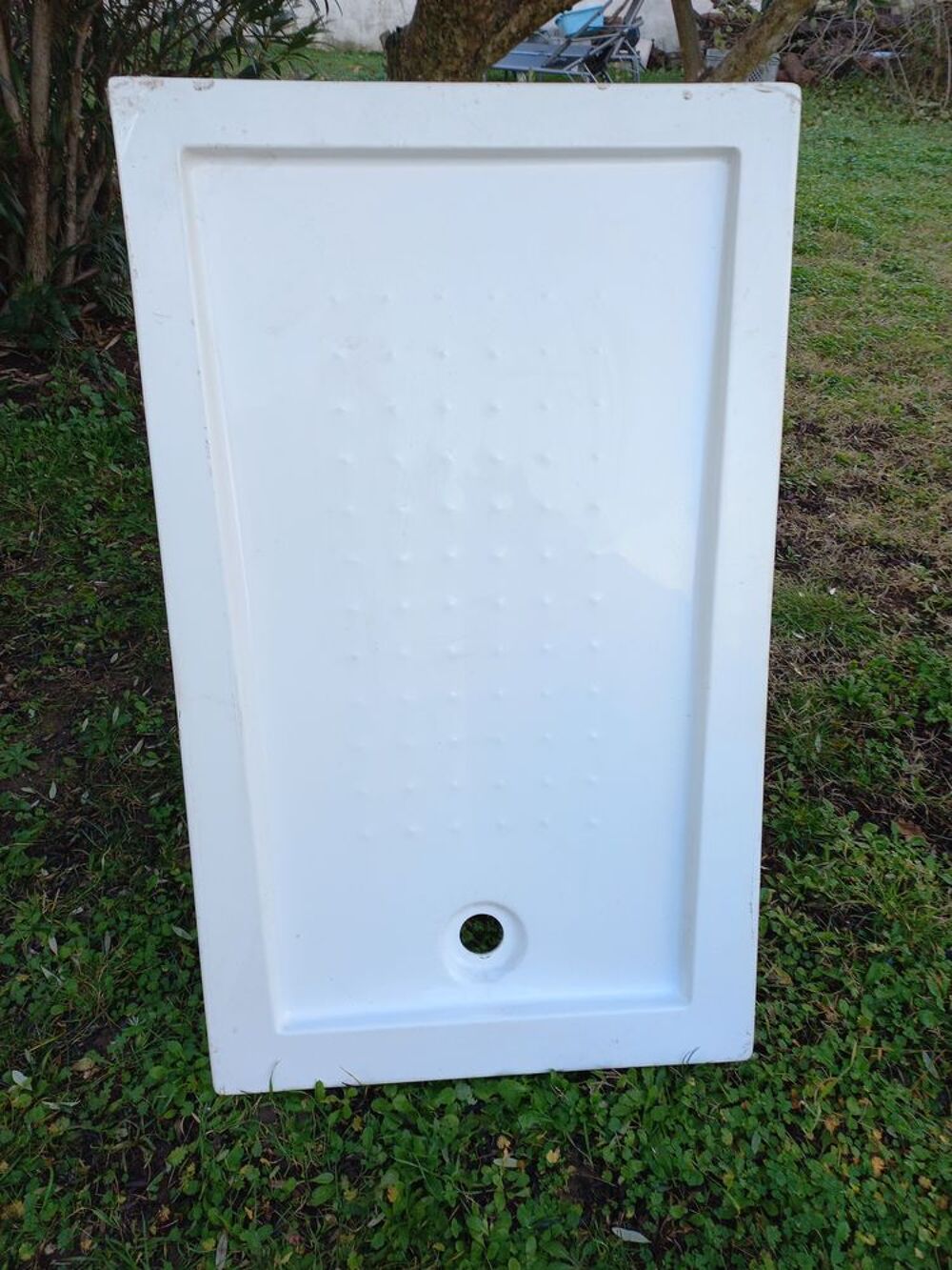 Receveur douche r&eacute;sine blanc Bricolage