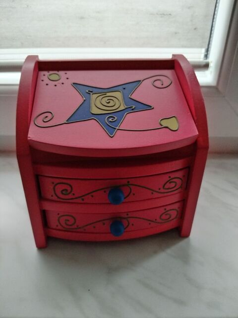 Boîte en bois à bijoux enfant 7.5 Maubeuge (59)