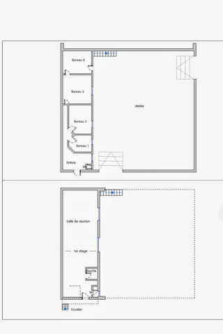  Atelier  louer 5 pices 380 m Seysses