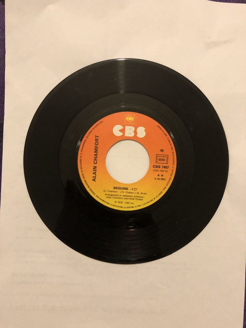 vinyle alain chamFor CD et vinyles