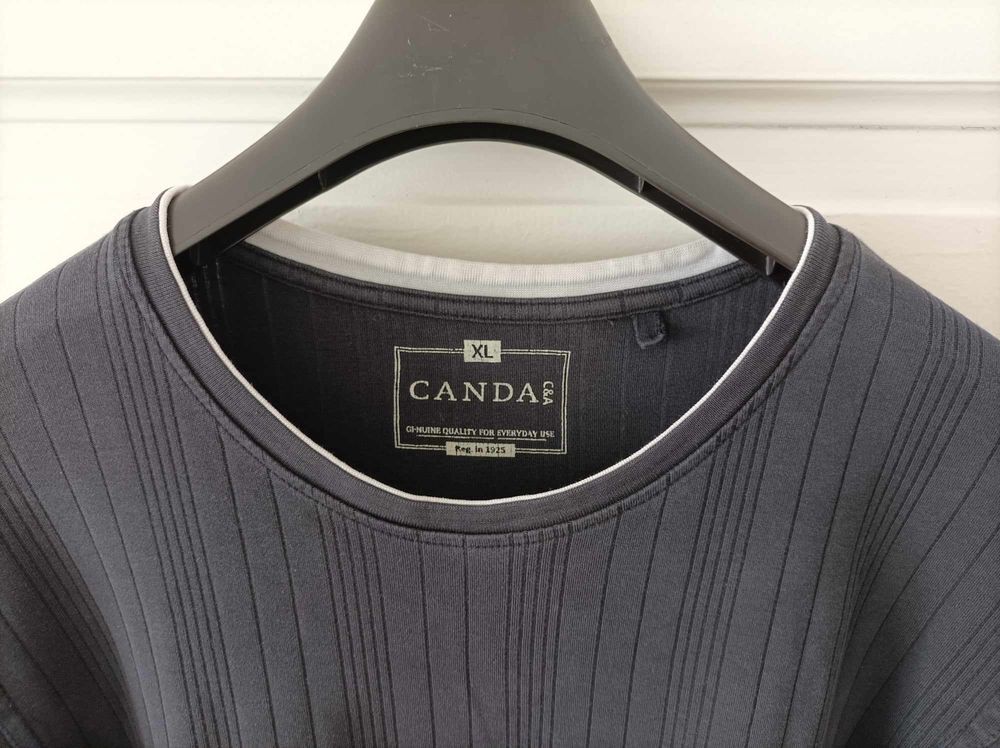 Polo Homme &agrave; manches longues en coton bleu marine Vtements