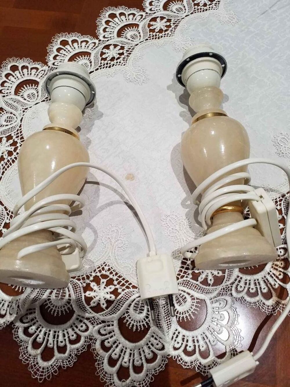  2 SUPPORTS DE LAMPE 