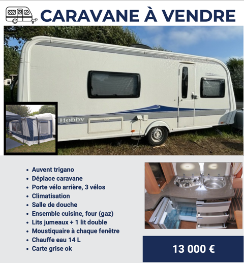 HOBBY Caravane 2010 occasion Vitry-le-François 51300
