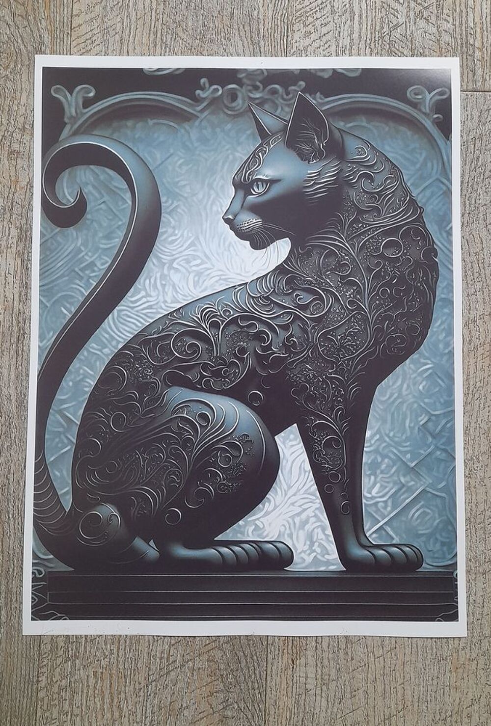 affiche poster - chat - art Décoration