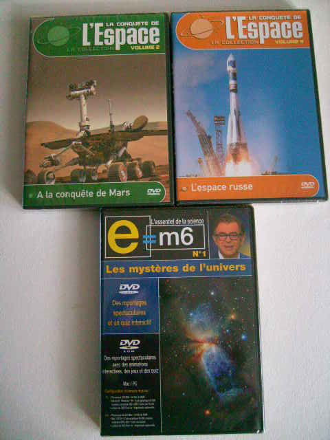 DVD  E=M6 et CONQUETE DE L'ESPACE  6 Wolxheim (67)