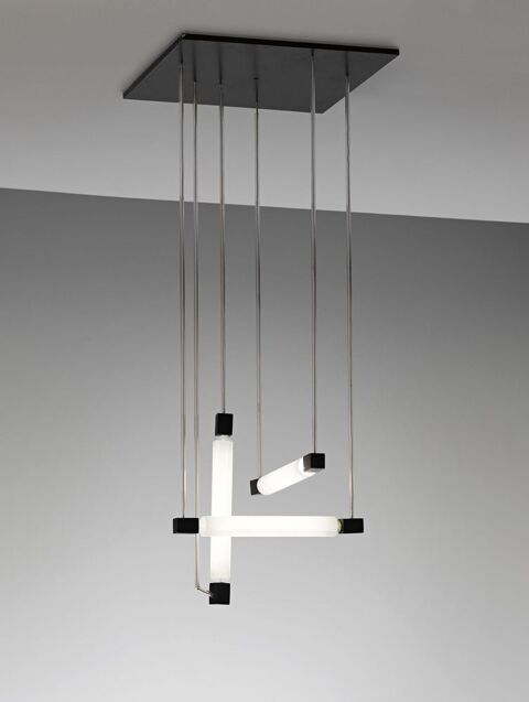 LAMPE LUSTRE de GERRIT RIETVELD Hanging light. Art déco 1930 380 Marseille 13 (13)