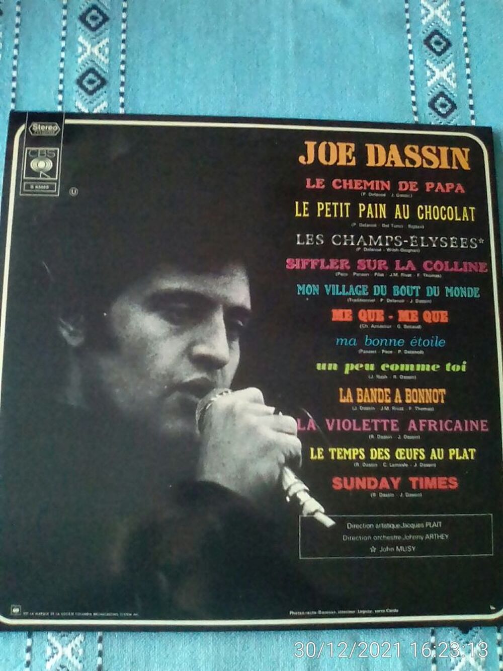 Vinyle 33T LE PETIT PAIN CHOCOLAT - JOE DASSIN CD et vinyles