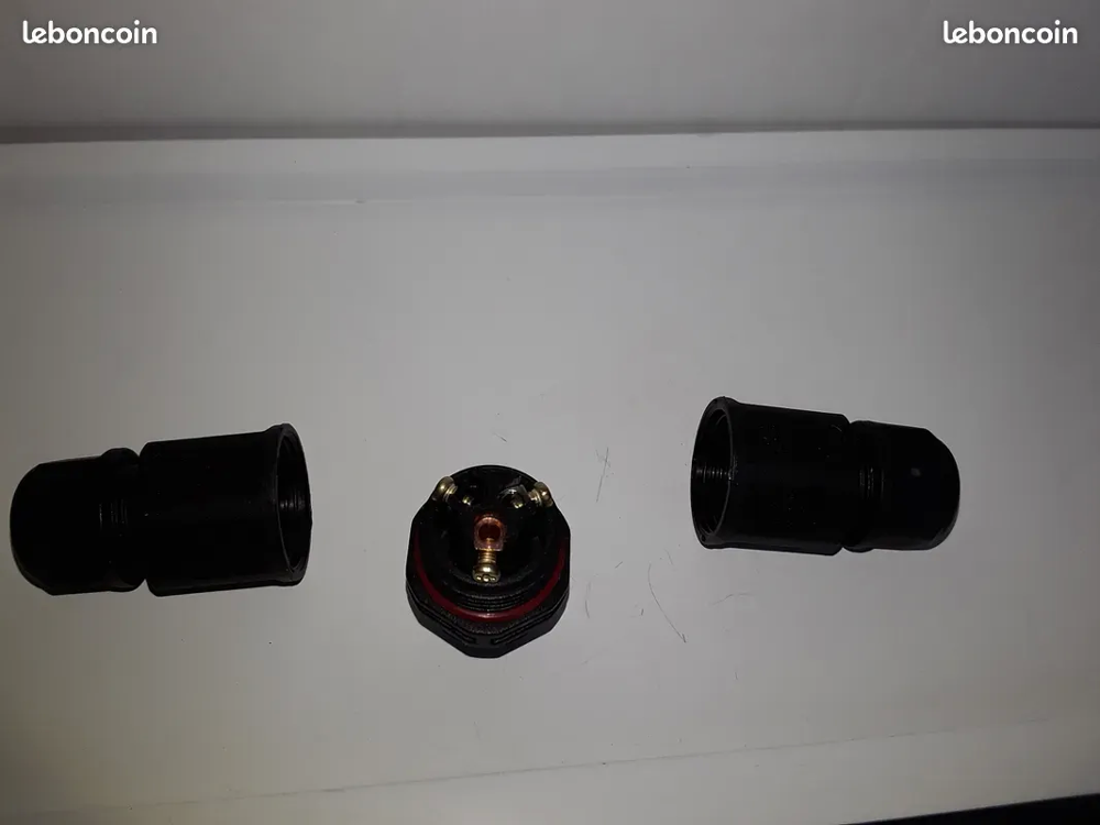 1 lot de 12 Bo&icirc;tes de jonction, axial 3 p&ocirc;les IP65 Connecteu Bricolage