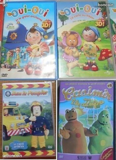 24 DVD : oui-oui, Franklin, Sam, Babar, Casimir, Barbapapa 4 Beauchamp (95)