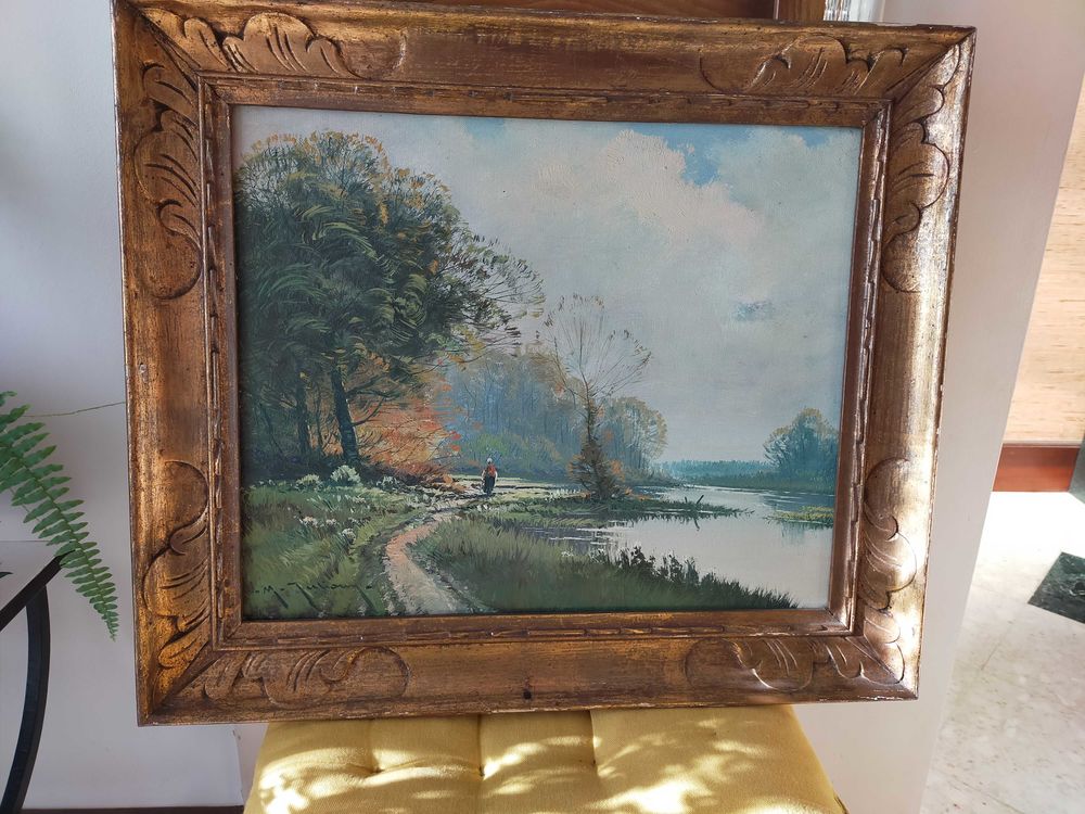 tableau (sc&egrave;ne solognote) 