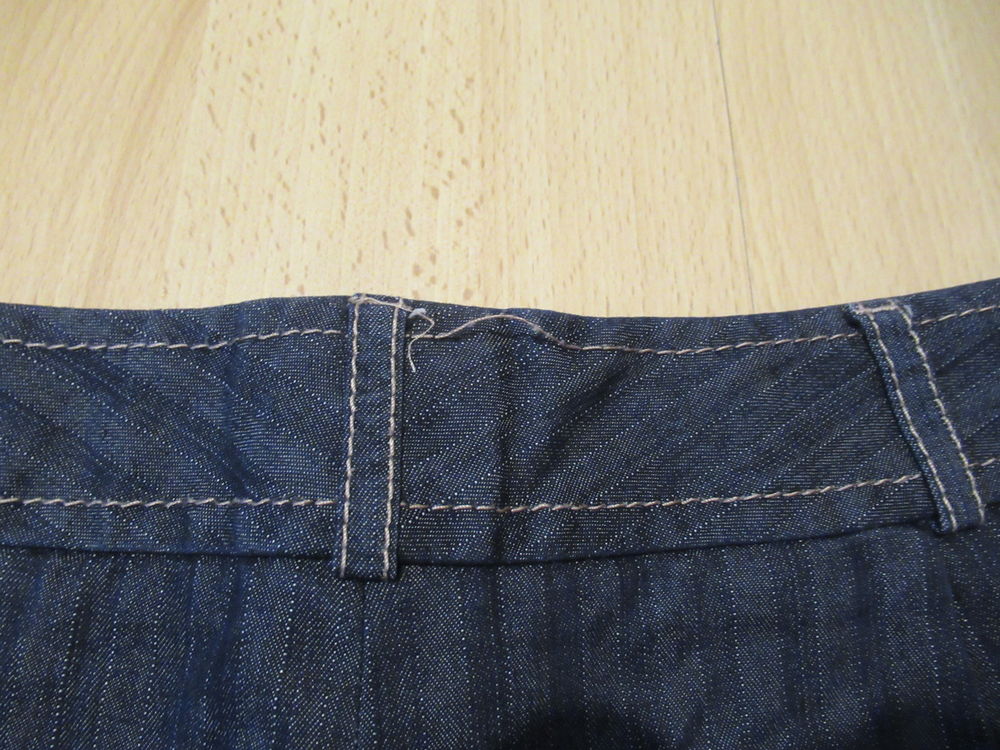 Pantalon bleu marine ray&eacute; - 123 - Taille 36 Vêtements
