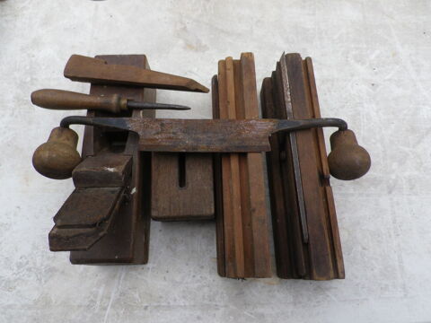 lot ancien rabot a bois 40 Fontenay-le-Fleury (78)