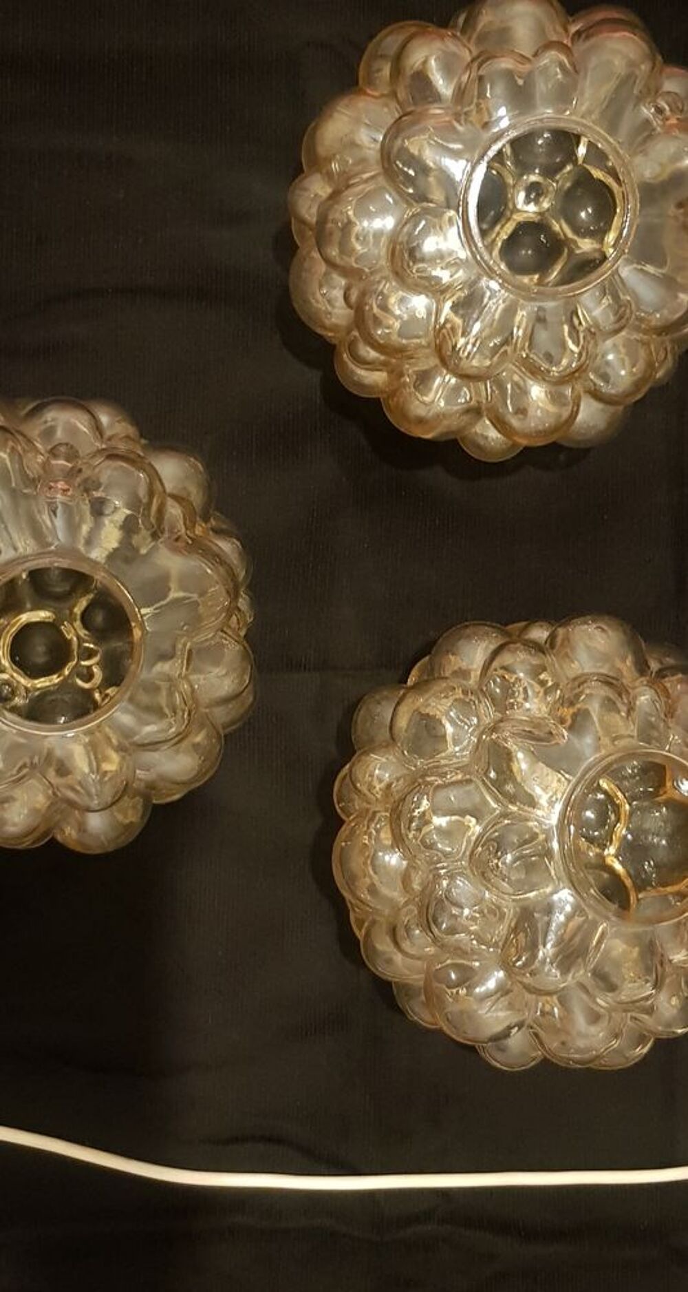 lustre A BUBBLE en suspentions de HELENA TYNELL 1960 