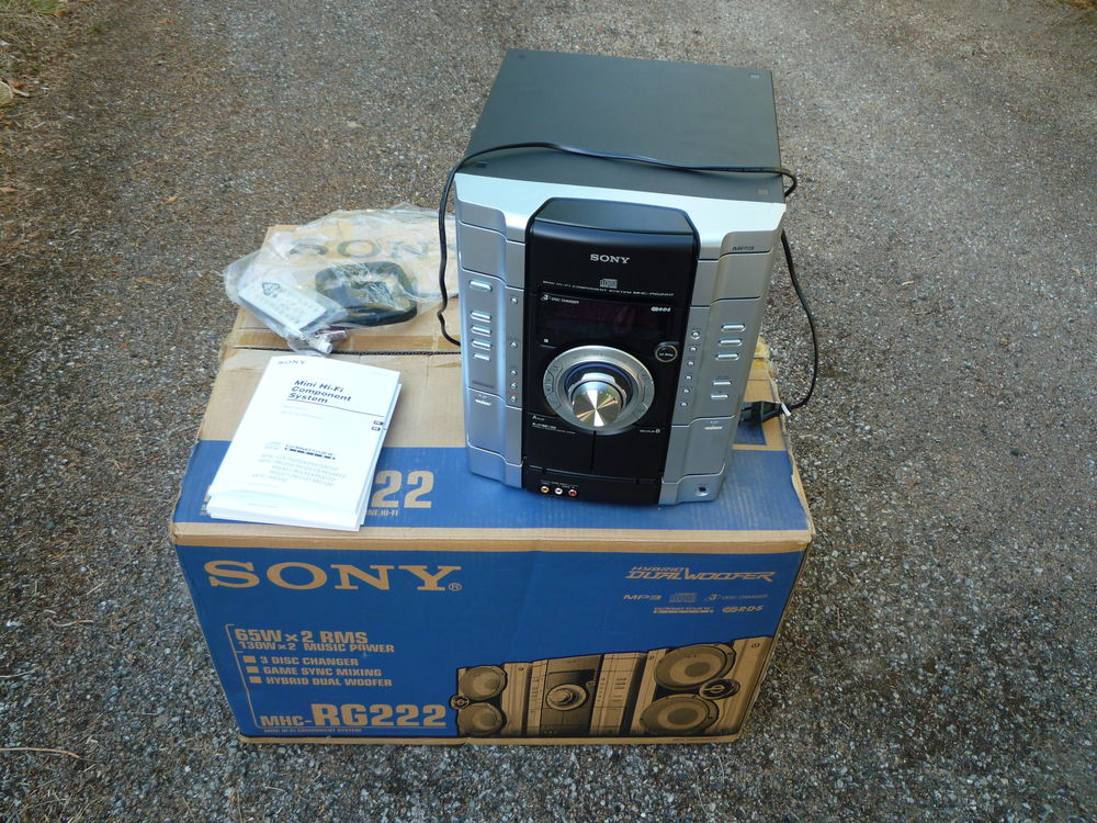 Chaine Sony RG 222 Audio et hifi
