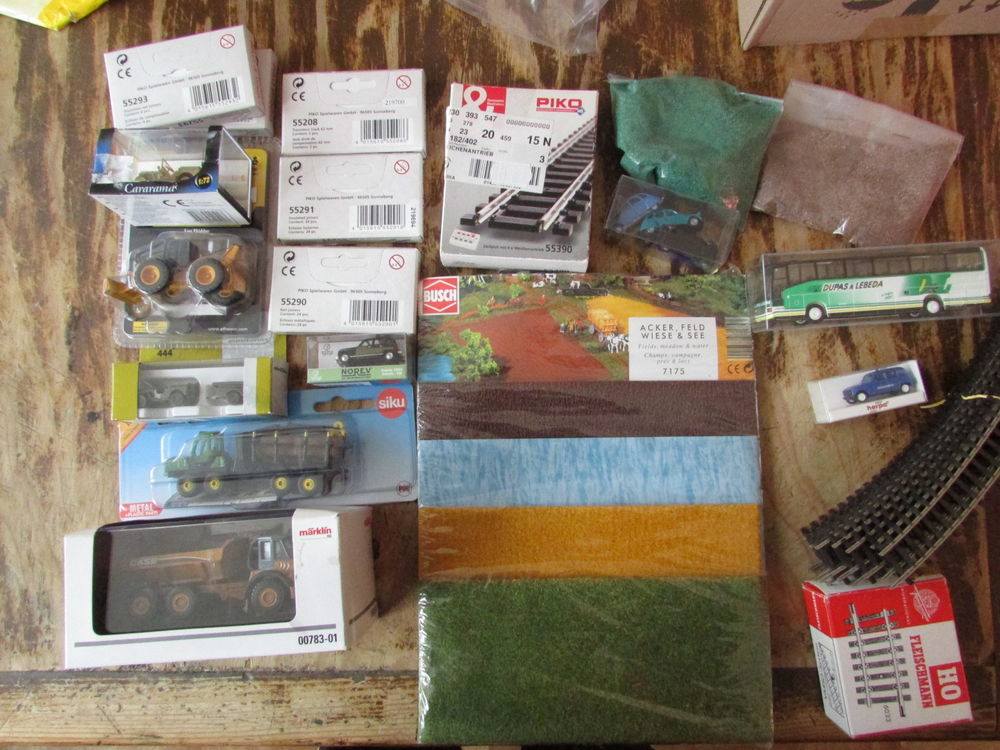 lot complet de trains &eacute;chelle ho 