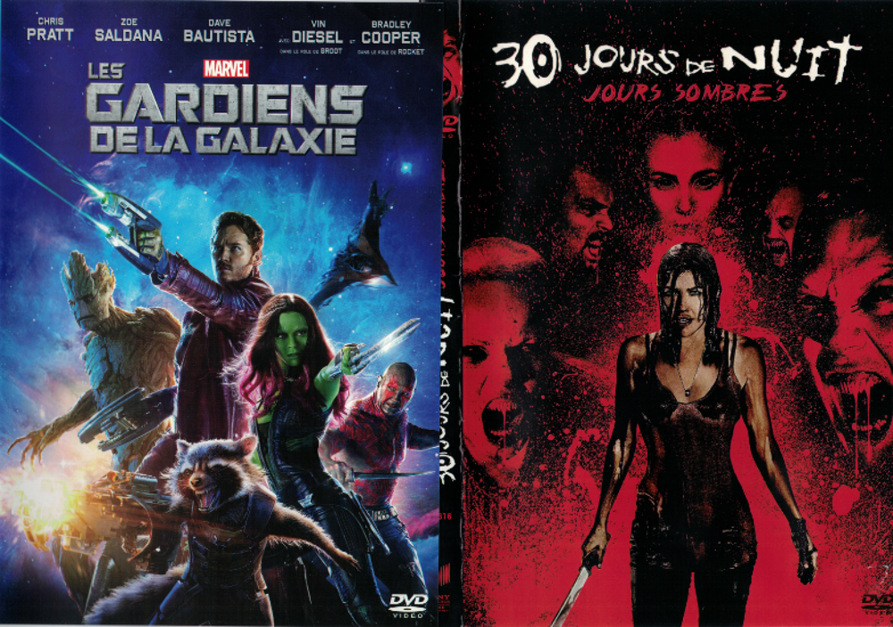 LES GARDIENS DE LA GALAXIE. 30 jours de nuits (jours sombres DVD et blu-ray