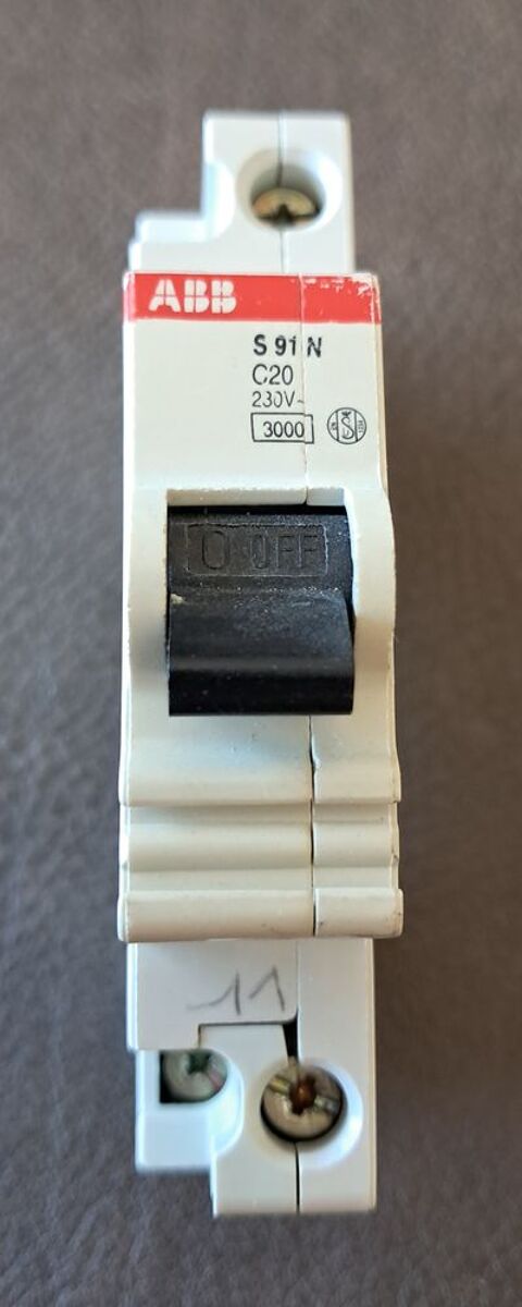Disjoncteur ABB S 91 N C20 230 V Mauguio-Carnon-Plage (34)