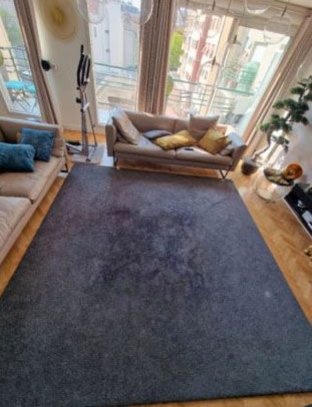 Tapis design contemporain 3*3 Décoration
