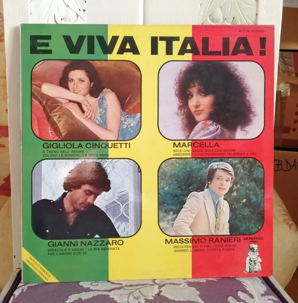 LP E VIVA ITALIA - Mr. Pickwick MPD 241 - Code R - 1974 CD et vinyles