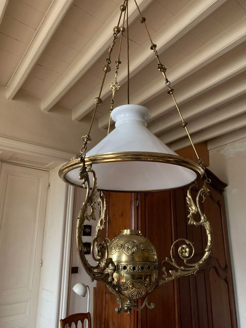 Grand lustre suspension Napol&eacute;on III ( 19&egrave;me ) Décoration