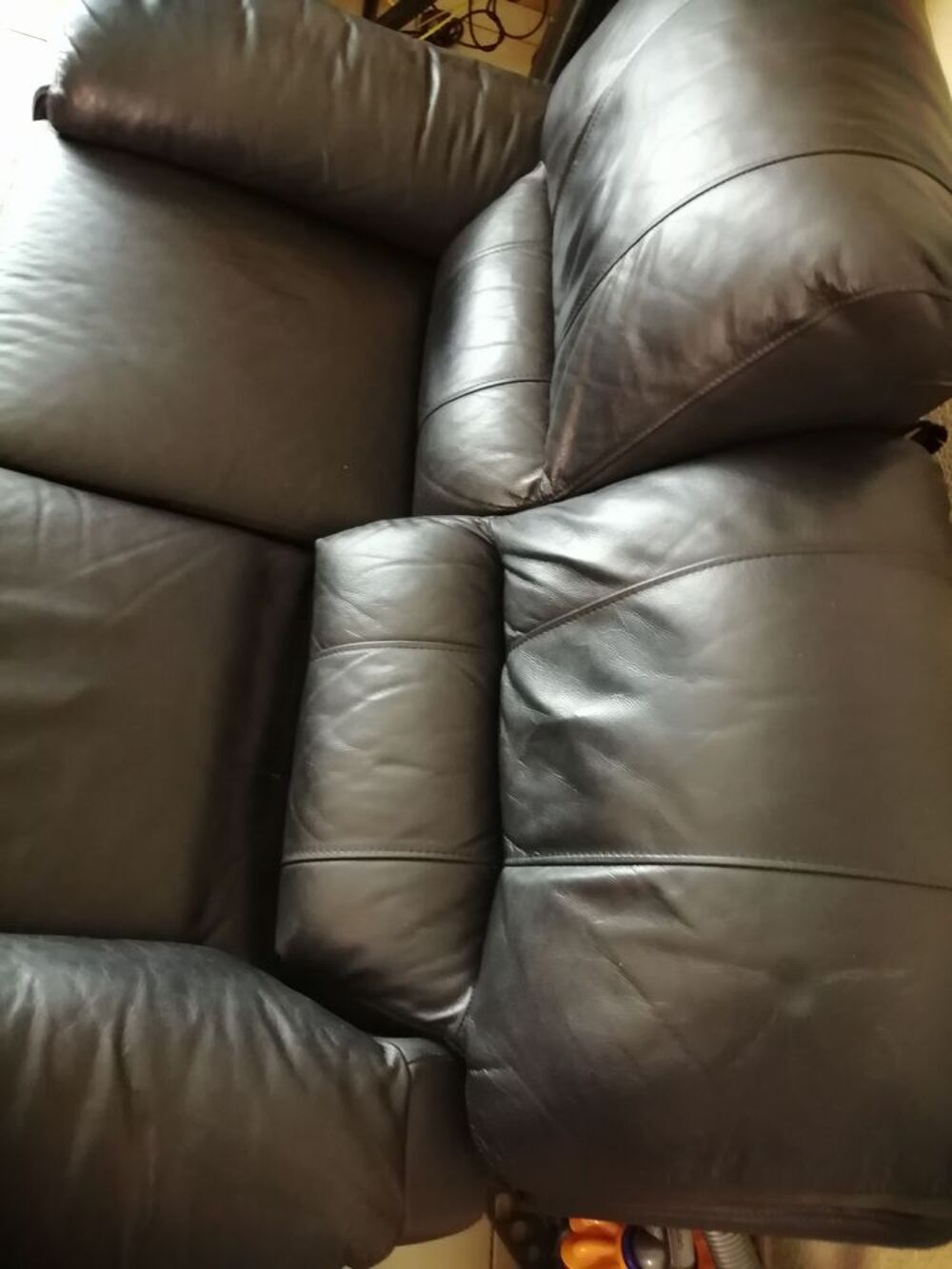 CANAPE CUIR RELAX 2 PLACES Meubles