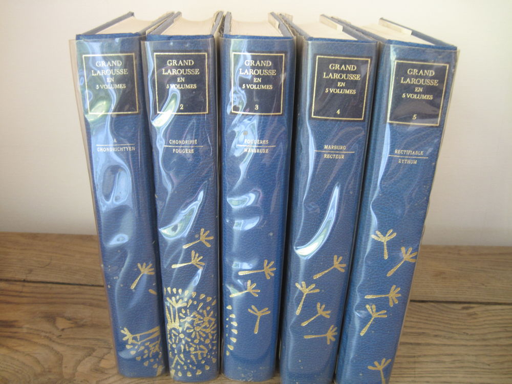 Grand Larousse en 5 volumes 