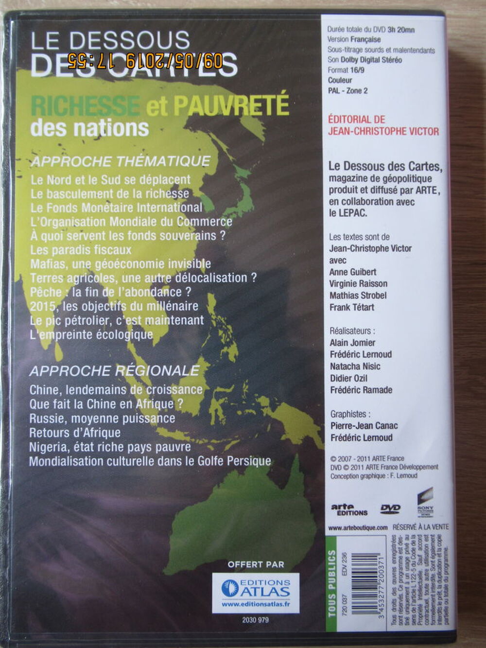 DVD - Le Dessous des cartes - Neuf DVD et blu-ray
