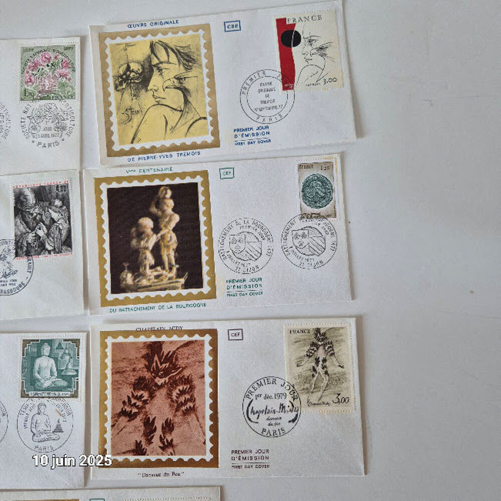 Enveloppes premier jour d'&eacute;mission / first day cover, Chapel 